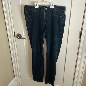 d. jeans Dark Wash Jeggings, size 10